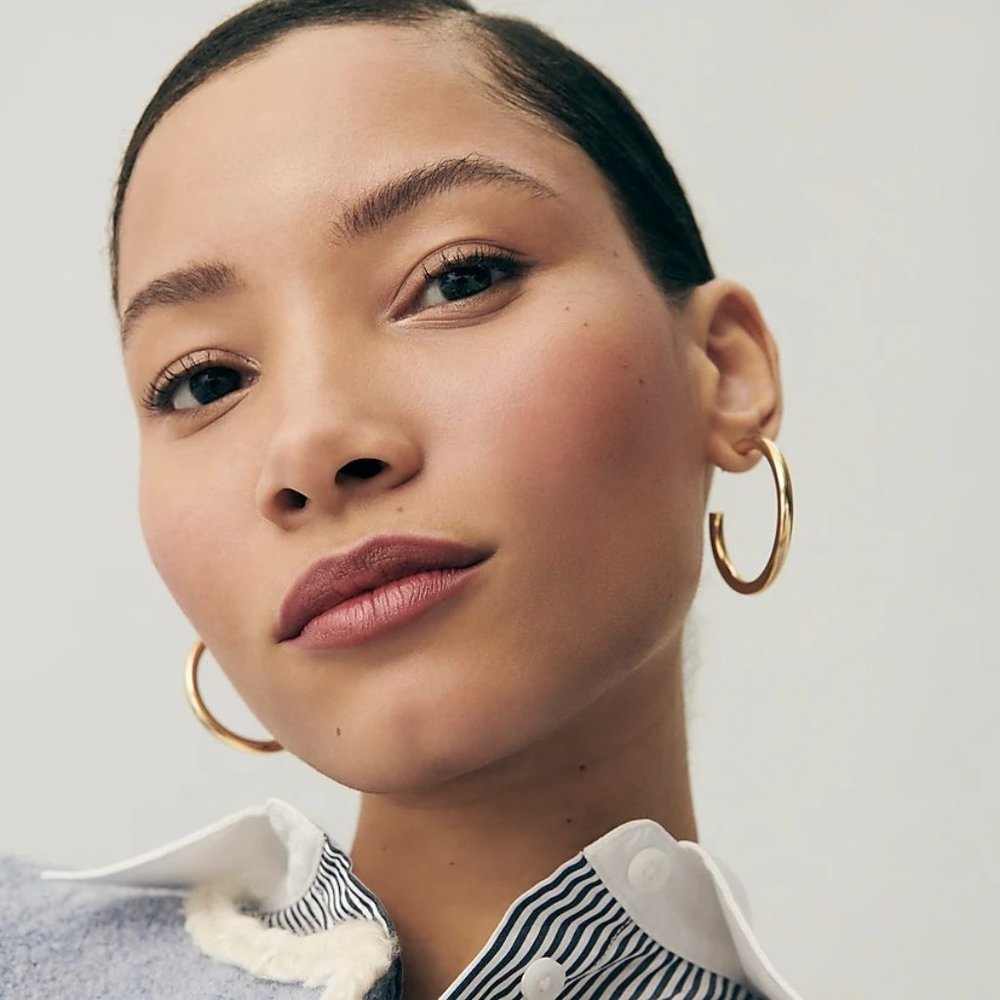 NEW J. Crew Gold Hoop Earrings